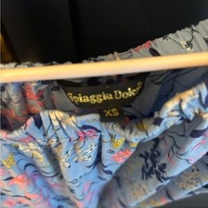 Women’s Blue Floral one piece romper